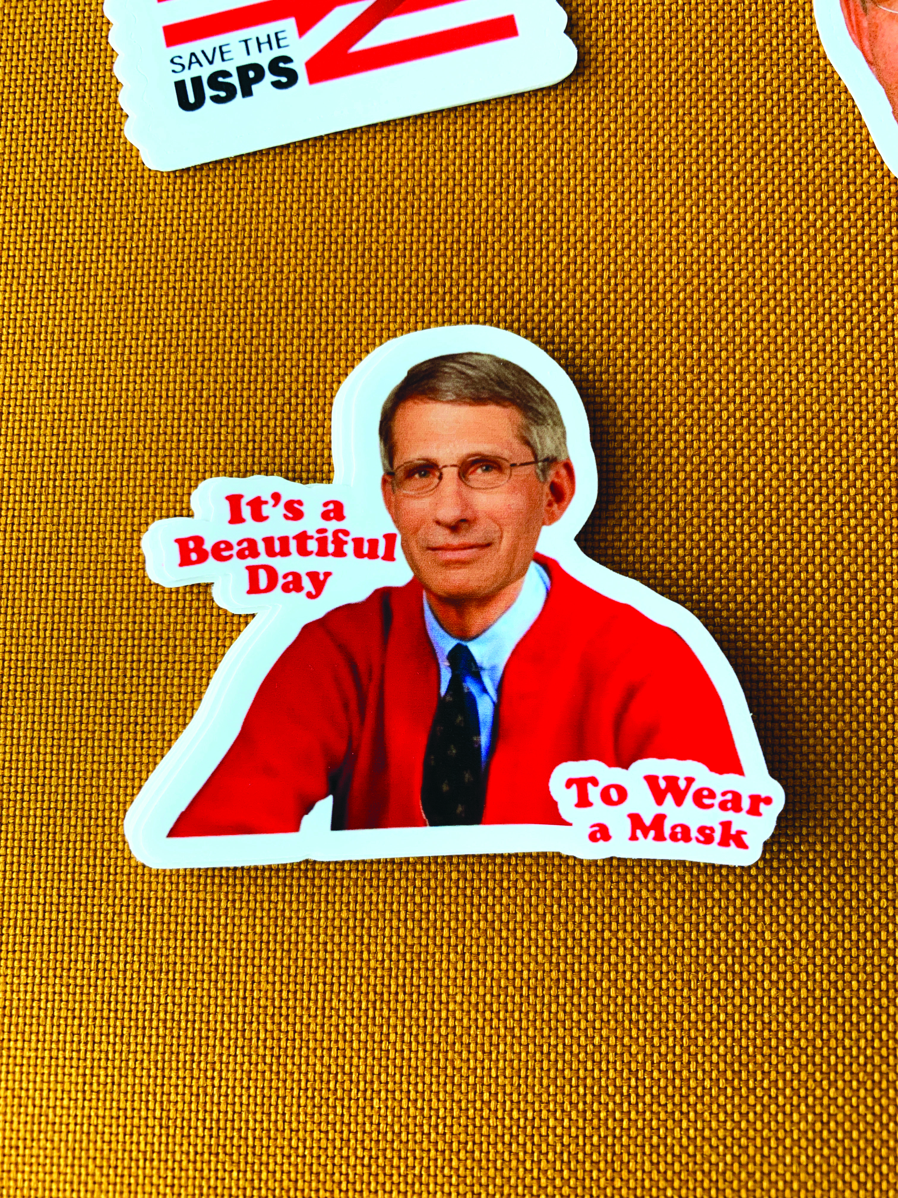 Fauci sticker.
