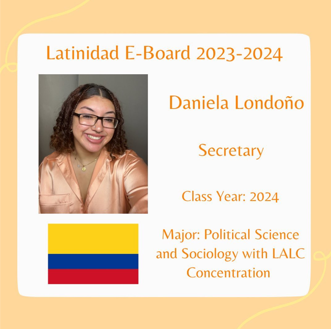 A post by Latinidad Identidad highlighting the work of Daniela Londono