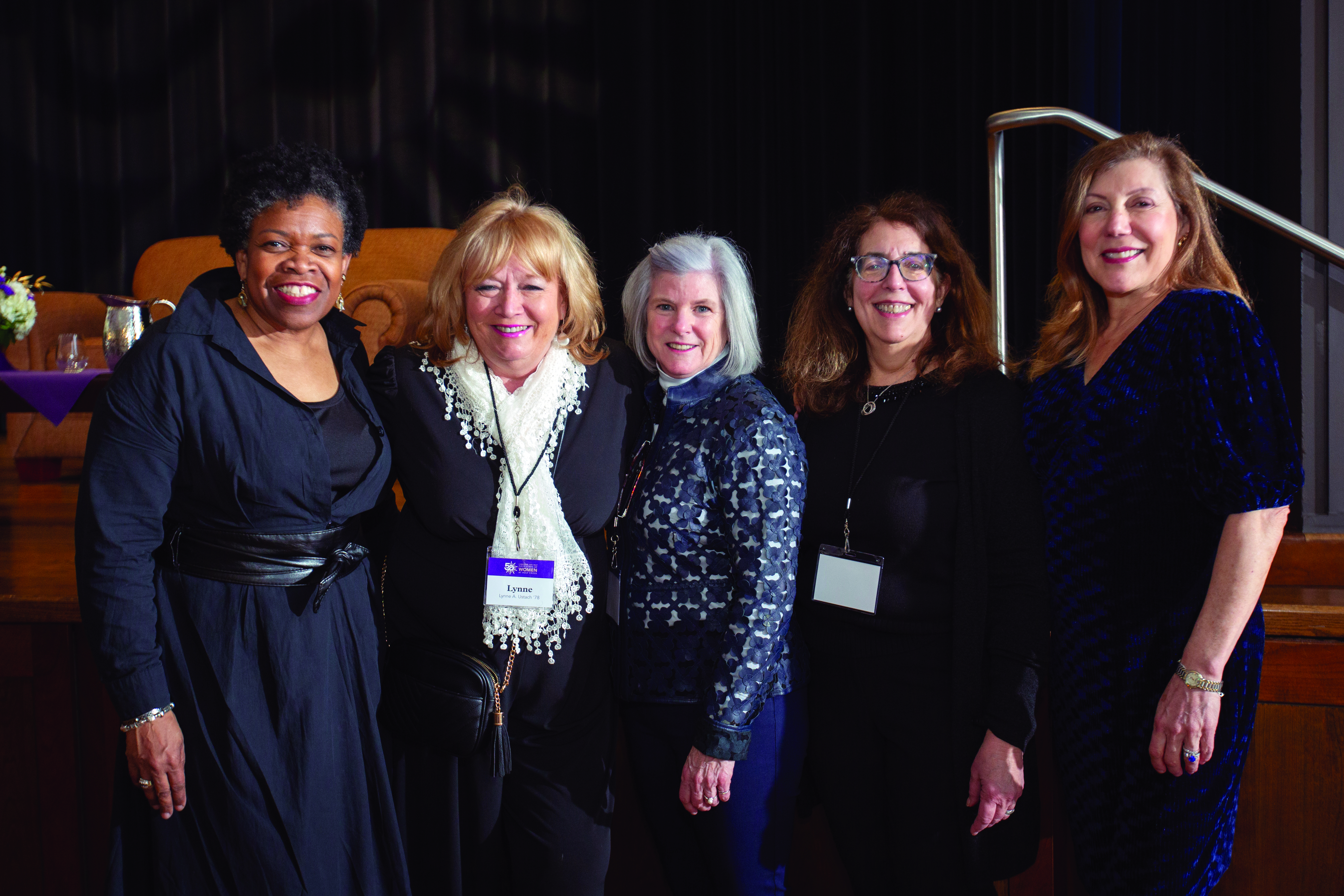 Group of women at coeducation celebration