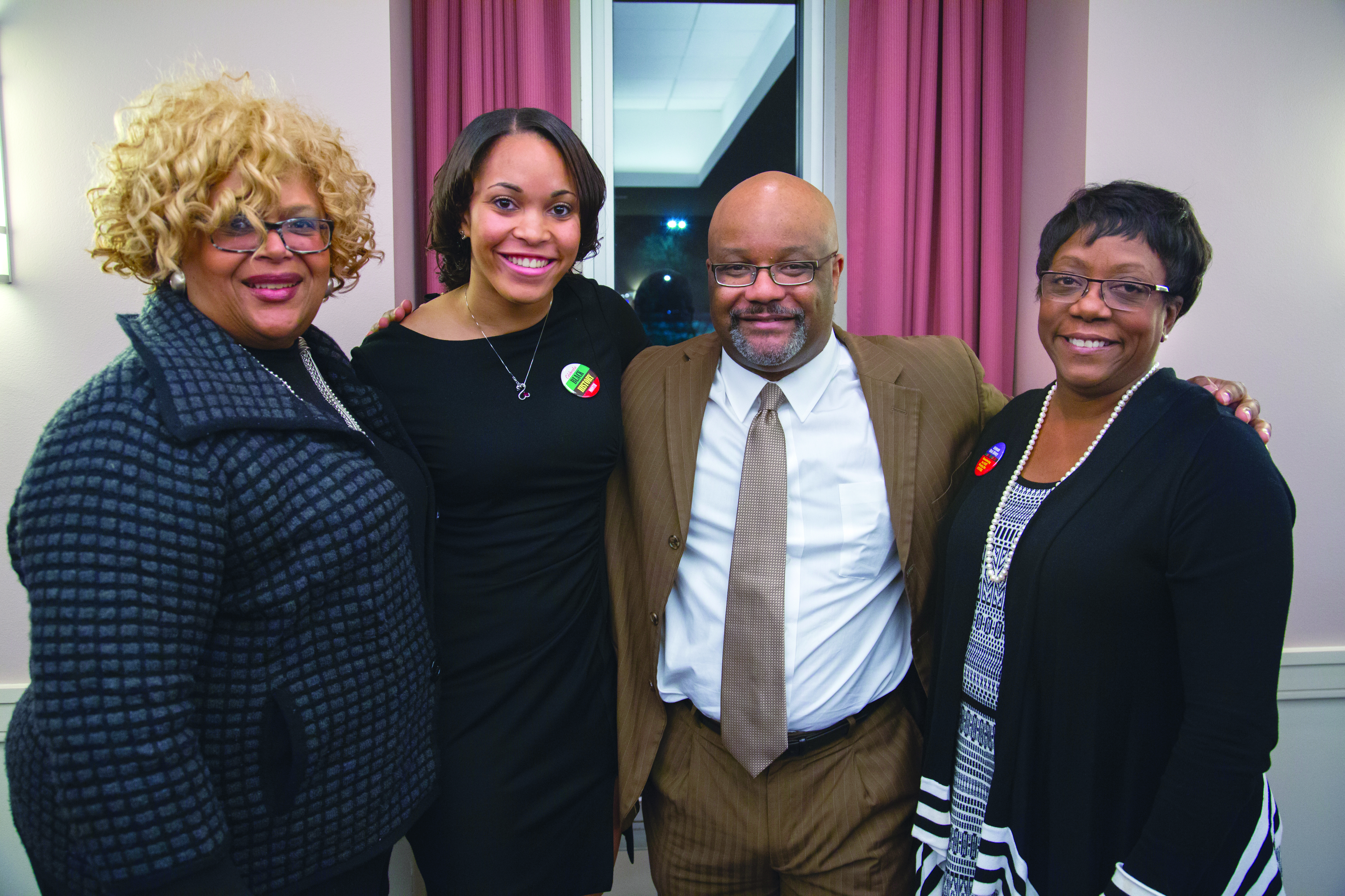 Mable Millner, Payton Shubrick, Boyce Watkins, Jaqueline Peterson