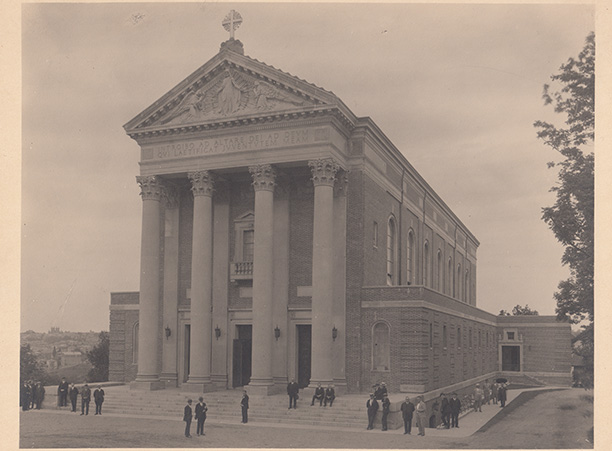Archival image of St. Joseph Chapel.
