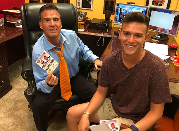 Gerardo Lopez-Picardi '19, a Spanish major with a concentration in Latin American, Latinx and Caribbean studies and a minor in education, interns at El Mundo Newspaper in Jamaica Plain, Mass.