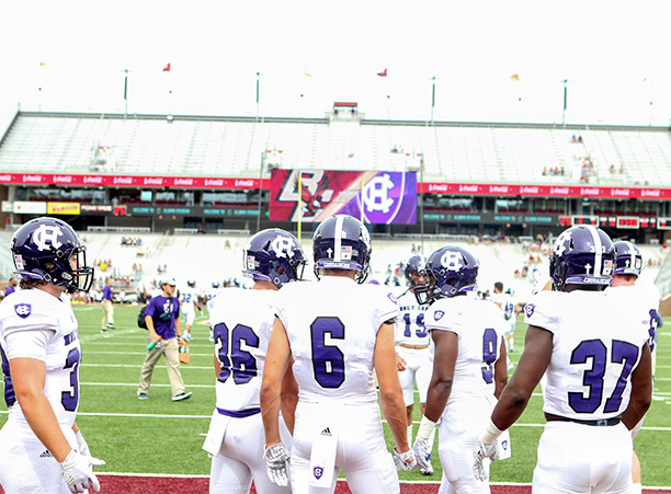 football players on the field