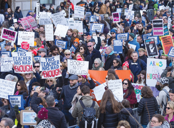 A shot of the crowd, which exceeded 175,000 people.