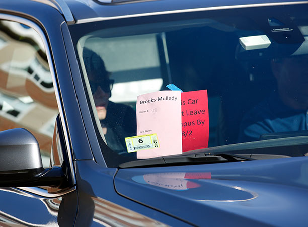 a sign for brooks-mulledy hall