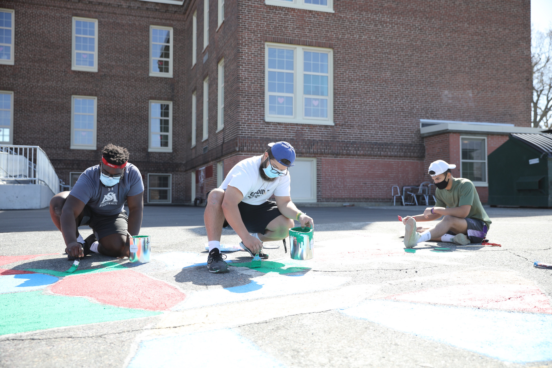 Holy Cross students at Working for Worcester