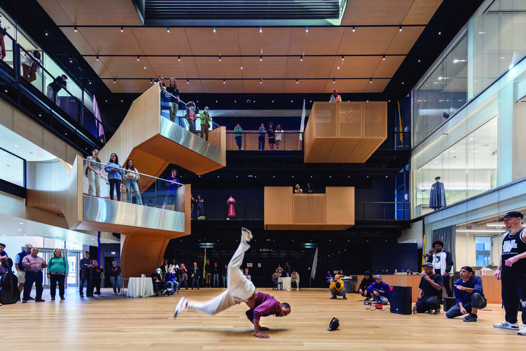 Interior photo of the Prior Performing Arts Center.