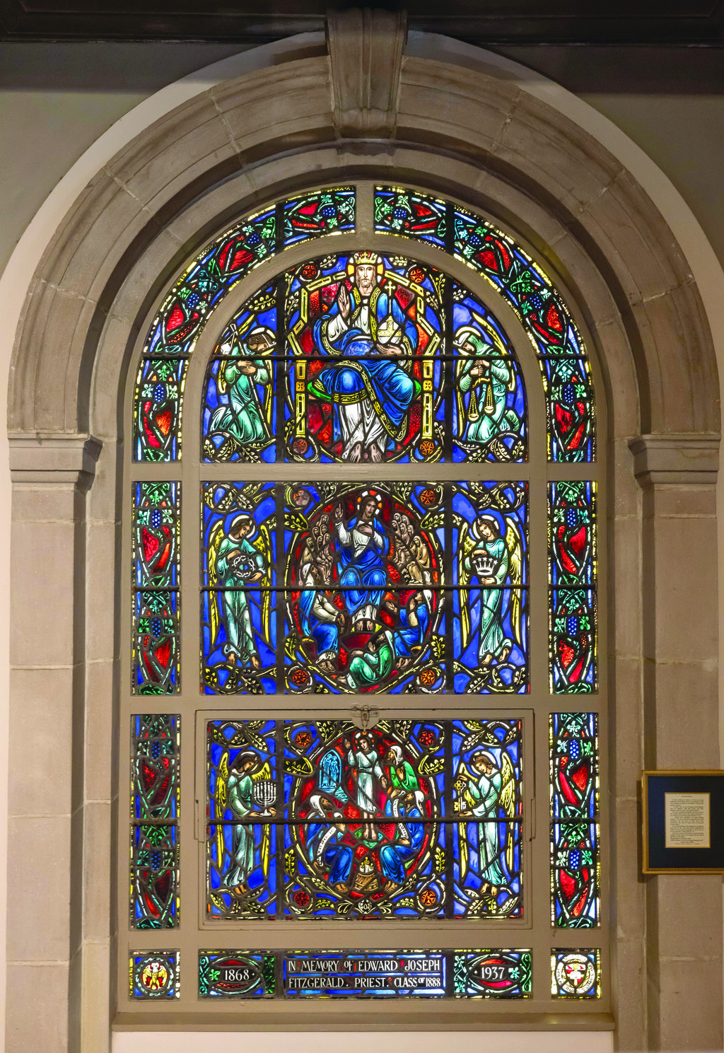 Stained glass window