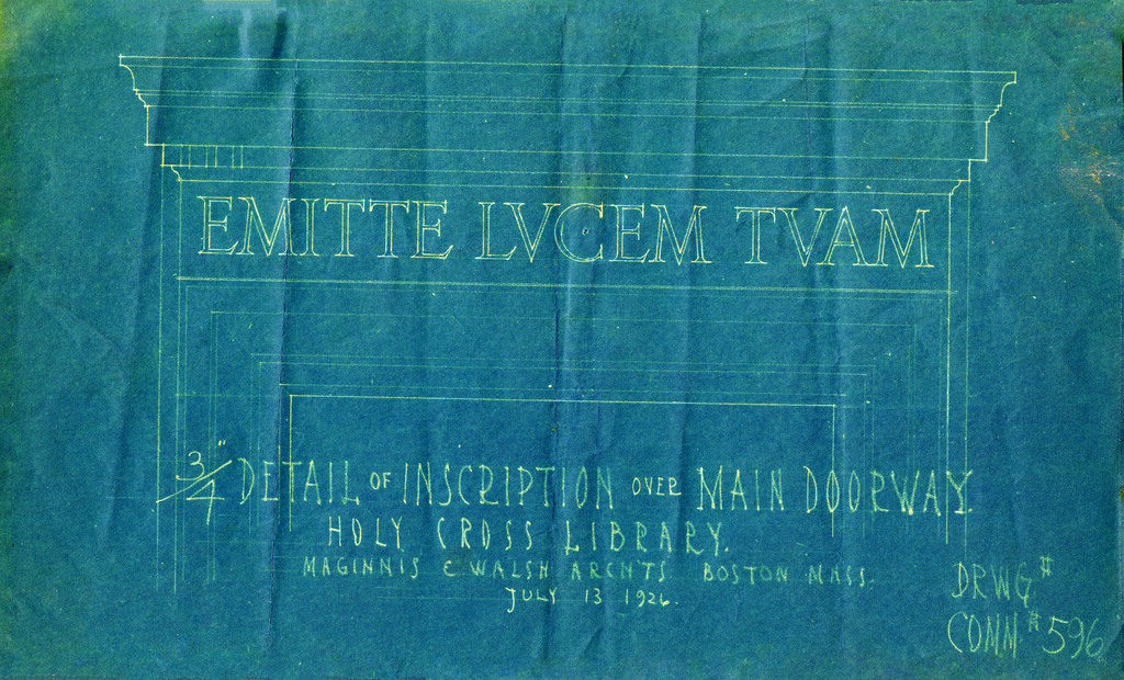 Blueprint of Latin inscription