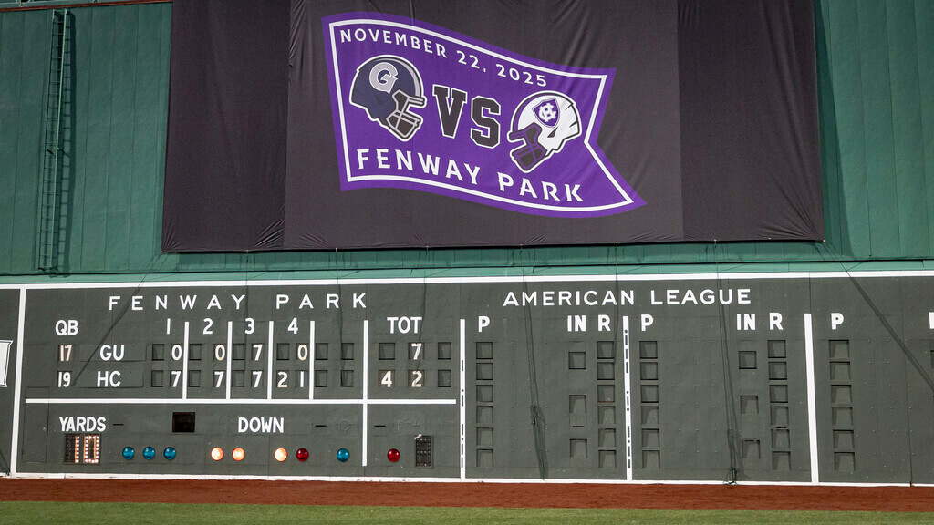 Scoreboard at Fenway