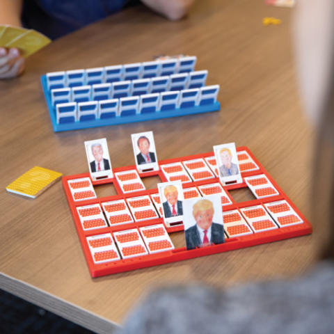 An image of game of political guess who.