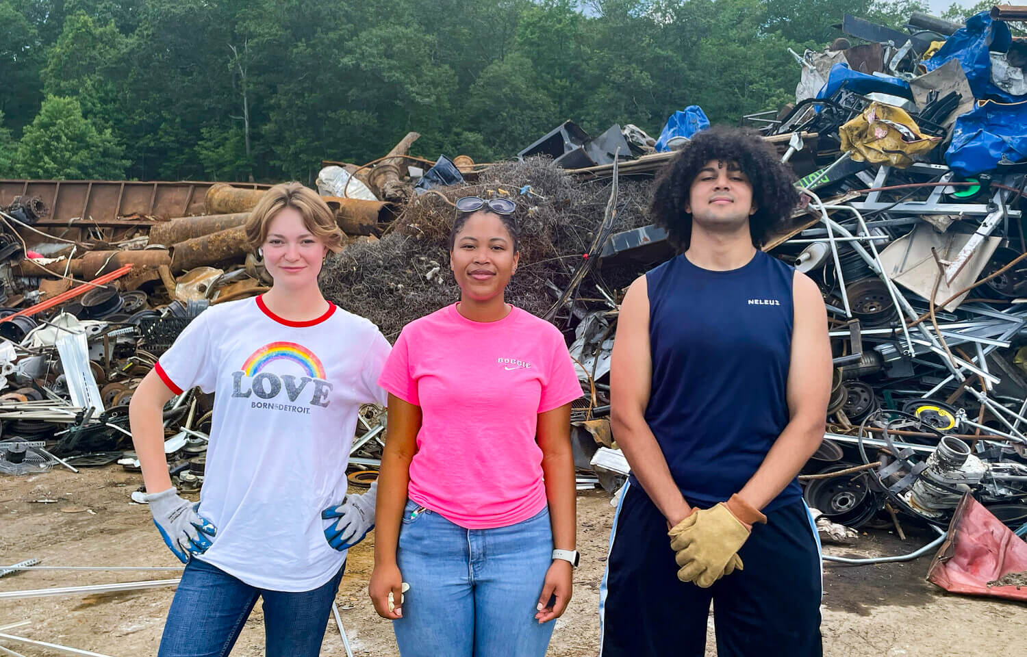 Brigit O'Connell, Bobbie Pitts, and Del Hafizi
