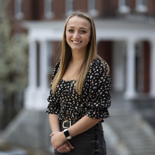 Rebecca Henion '22. Photo by Michael Ivins