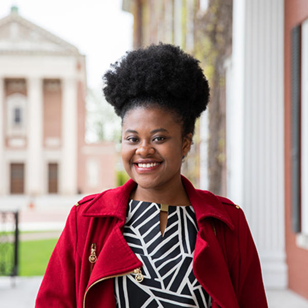 Edith Mensah Otabil '19. Photo by Avanell Brock