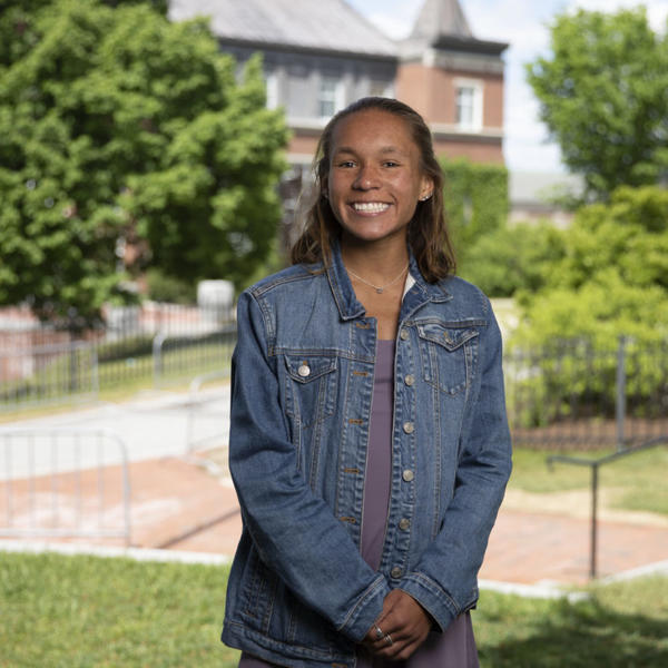 Brianna Cummings '22. Photo by Michael Ivins