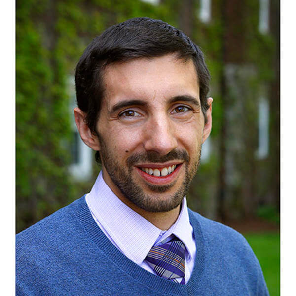 Christopher Staysniak, visiting assistant professor of history. Photo by John Buckingham