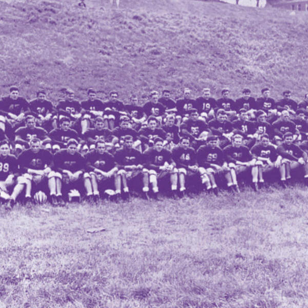 The 1942 Crusader football team.