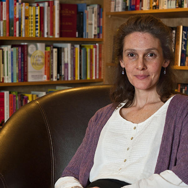 Leah Hager Cohen, professor of English and the James N. and Sarah L. O'Reilly Barrett Professor in Creative Writing. Photo by Louis Despres