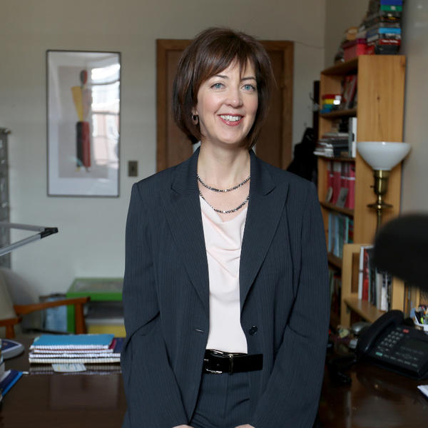 Cynthia Hooper, associate professor of history and director of Russian and Eastern European Studies at the College of the Holy Cross. Photo by Tom Rettig