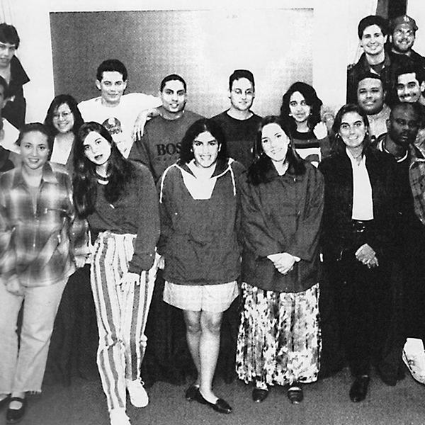 The first members of LASO, as shown in the Purple Patcher.