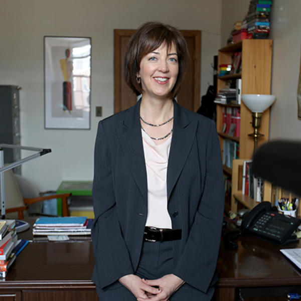 Cynthia Hooper, associate professor of history and director of Russian and Eastern European Studies. Photo by Tom Rettig