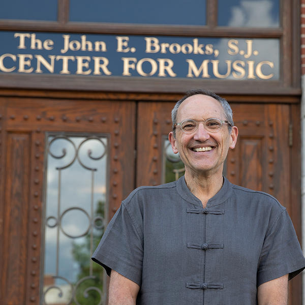 Osvaldo Golijov, Loyola Professor of Music. Photo by Avanell Chang