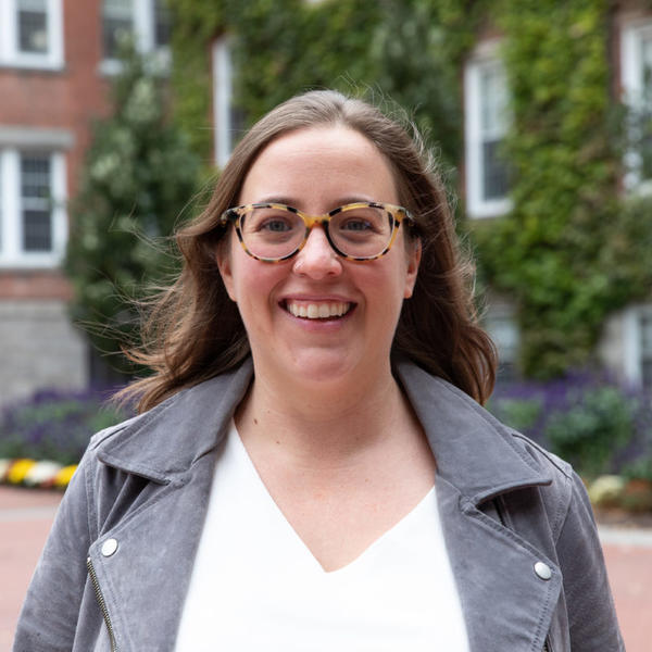Sarah Klotz, assistant professor of English. Photo by Avanell Chang
