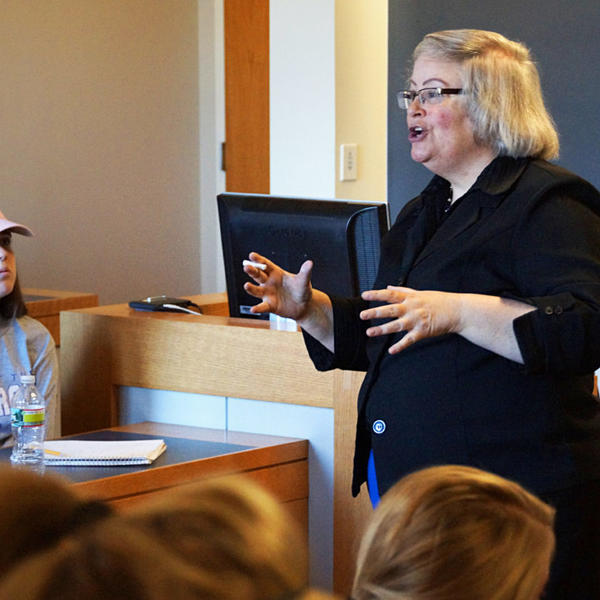 Joanne Pierce, professor of religious studies. Photo by Tom Rettig