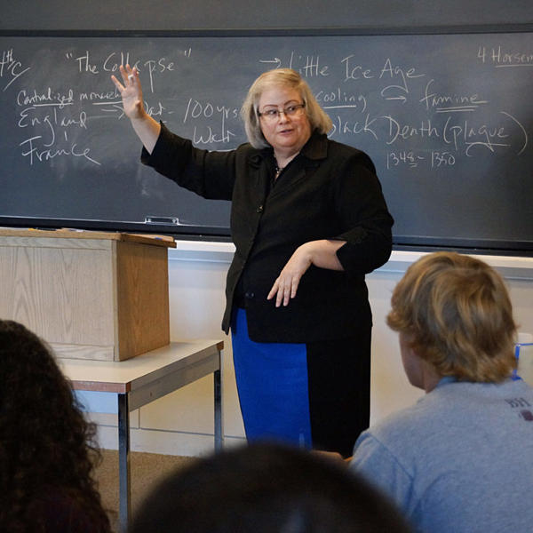 Joanne Pierce, professor of religious studies. Photo by Tom Rettig