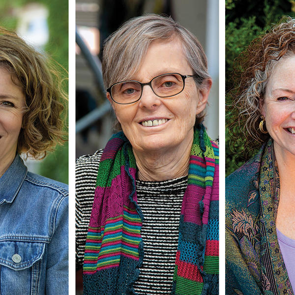 (Left to right) Paige Reynolds, Susan Schmidt, and Kendy Hess