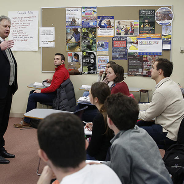 Mathew Schmalz, associate professor of religious studies. Photo by John Buckingham