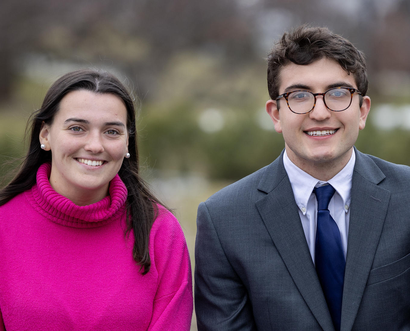Maddie Flynn ’24 and J.T. Burgio ’24