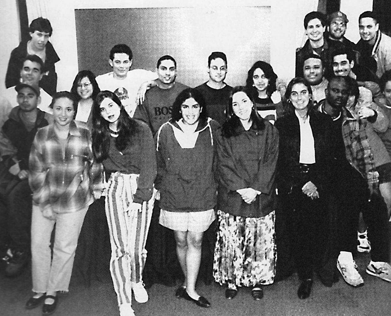 The first members of LASO, as shown in the Purple Patcher.