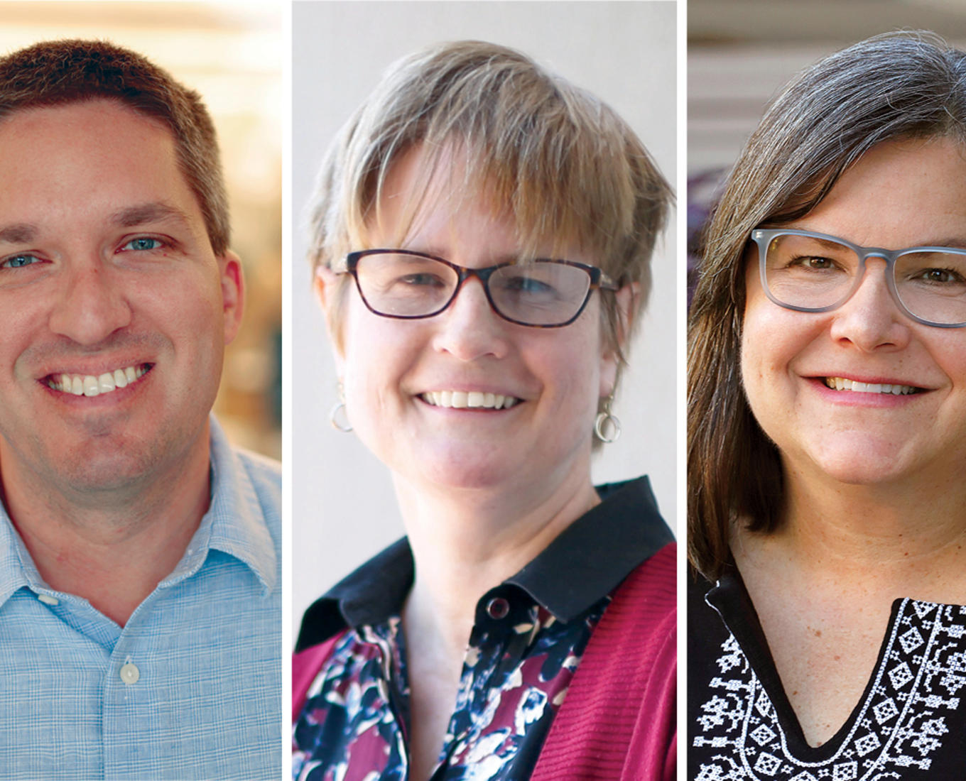 (left to right) Kenneth Mills, Ellen Perry and Stephanie Yuhl