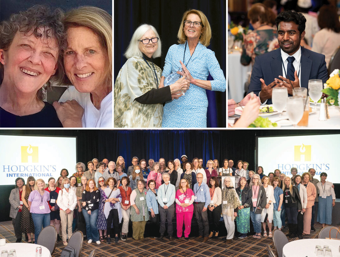 Collage of photos from the first Hodgkin’s International Symposium