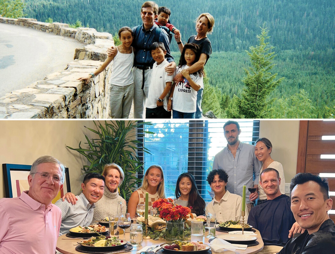 Collage of family photos