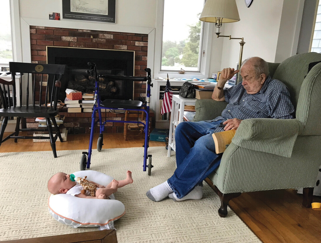 Callahan and his great-grandchild
