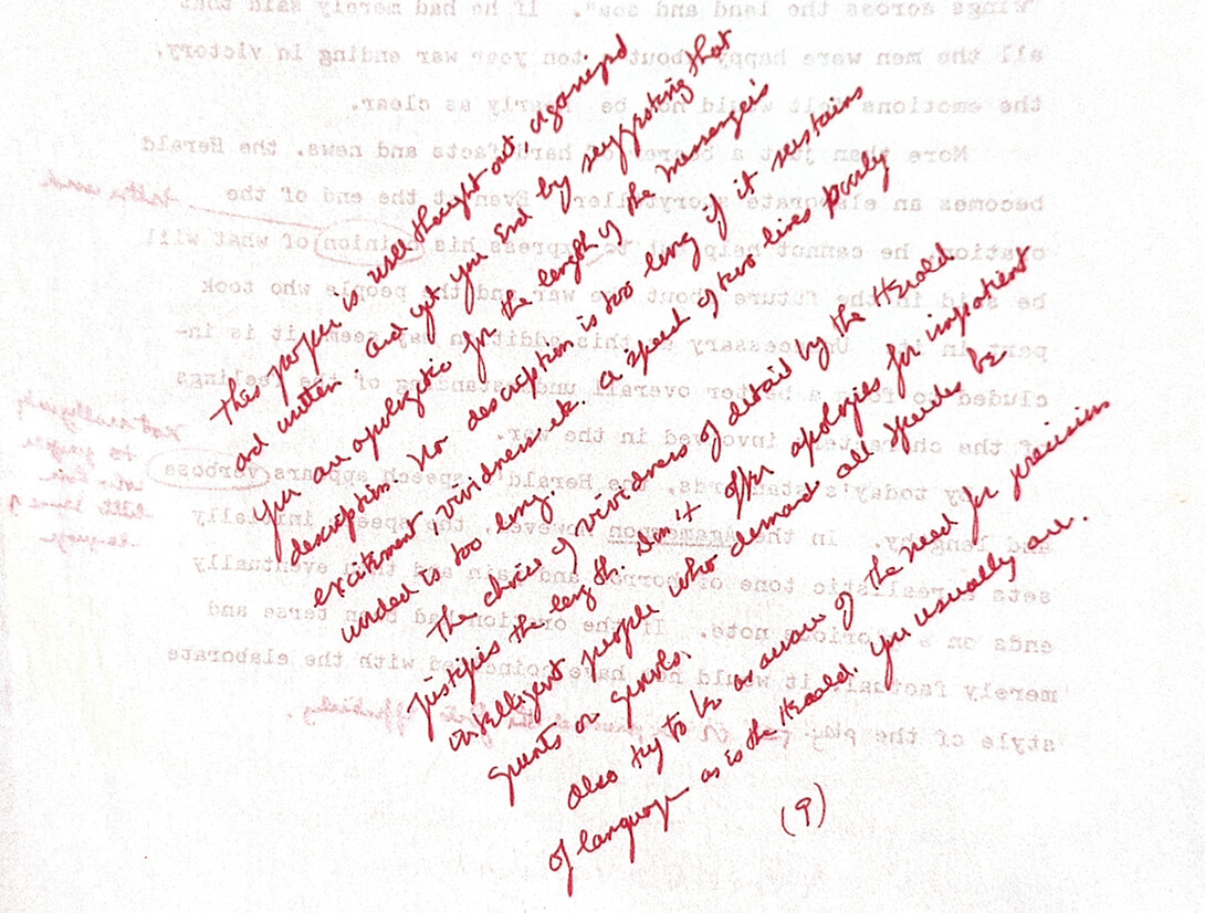 Handwritten comments from Ed Callahan